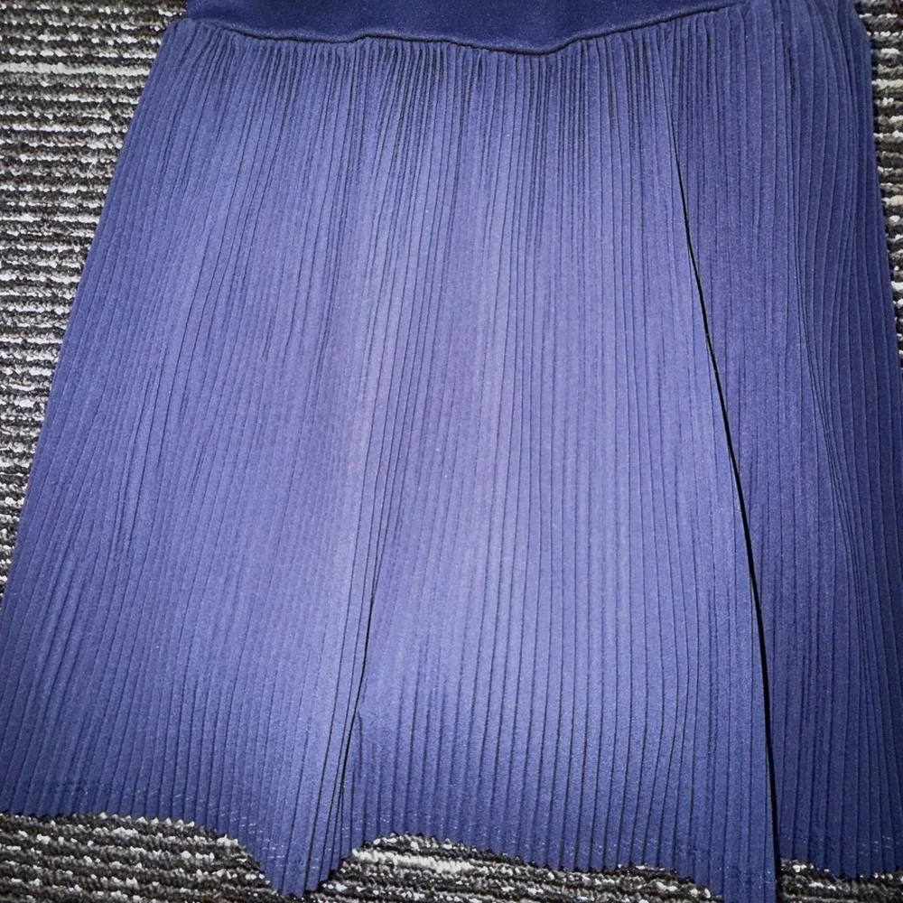 All in Motion Pleated Dress Kids S 6/7 Blue NEW Athletic Tennis Keyhole Back